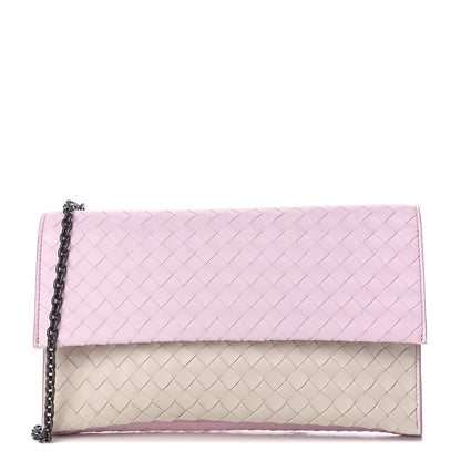 Bottega Veneta Nappa Intrecciato Wallet Bag Dragee Mist Twilight 1 of 9