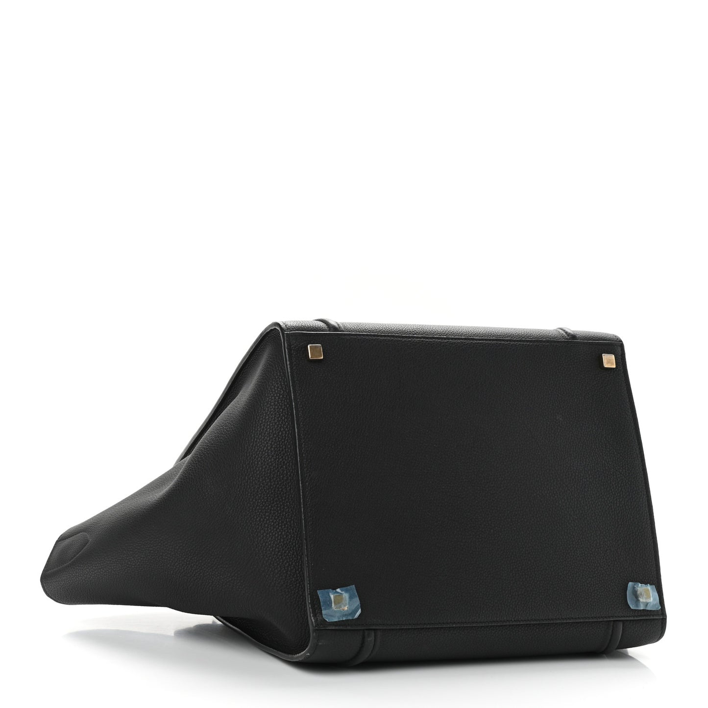 Grained Calfskin Medium Phantom Luggage Black