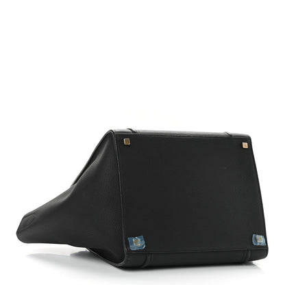 Celine Grained Calfskin Medium Phantom Luggage Black 4 of 12