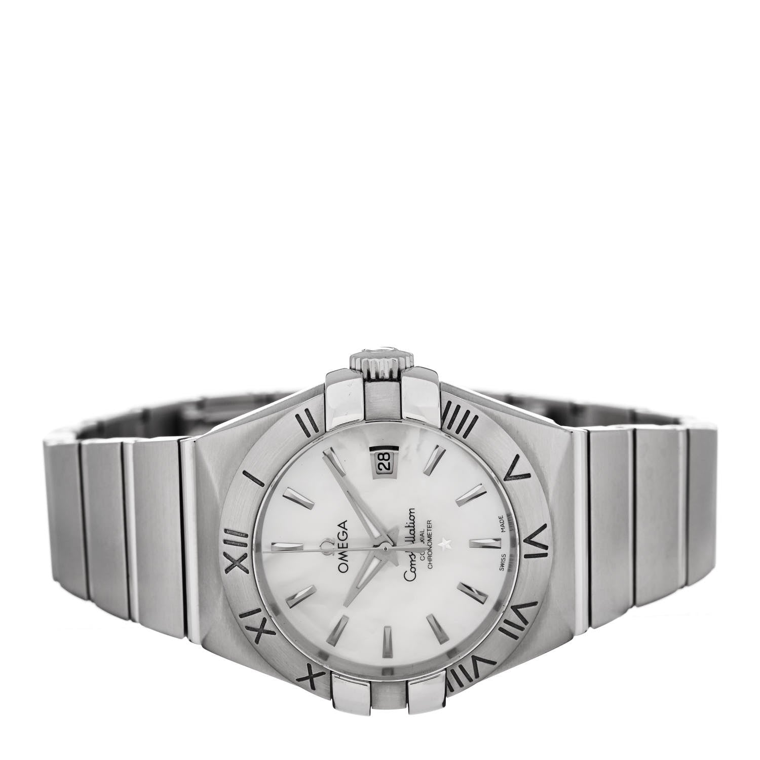 Omega Stainless Steel Mother of Pearl 31mm Constellation Automatic Watch 123.10.31.20.05.001 2 of 4