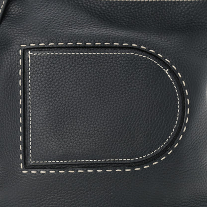 Delvaux Taurillon Le Pin Shoulder Bag Black 7 of 9