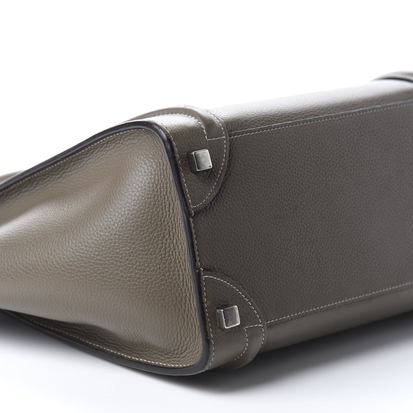Drummed Calfskin Micro Luggage Souris