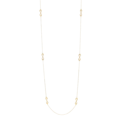 Tiffany 18K Yellow Gold Infinity Endless Necklace 1 of 5