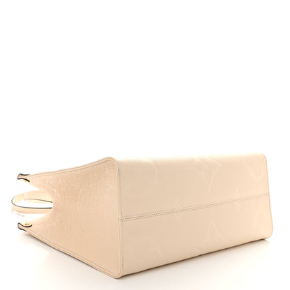Louis Vuitton Empreinte Monogram Giant Onthego MM Creme 4 of 9
