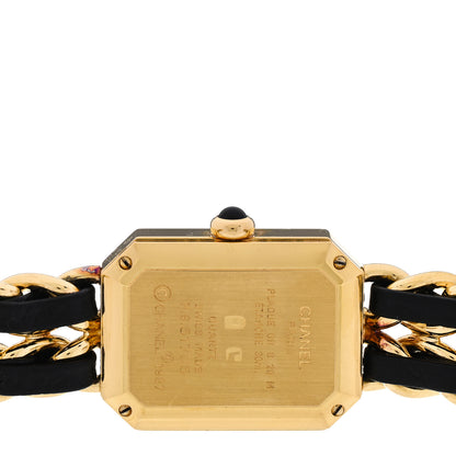 Chanel Stainless Steel Lambskin 20mm Chain Premiere Quartz Watch Gold M 4 of 4