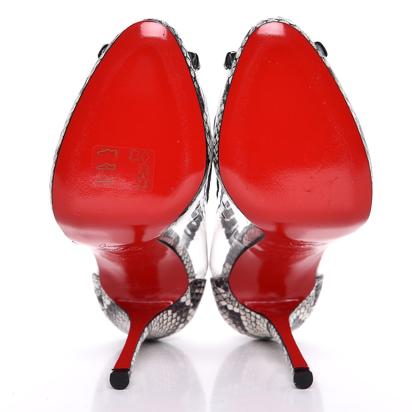 Watersnake Printed Nappa PVC Hargaret 120 Pumps 38.5 Roccia
