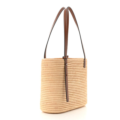 Loewe Raffia Small Square Basket Tote Bag Natural Tan 3 of 9