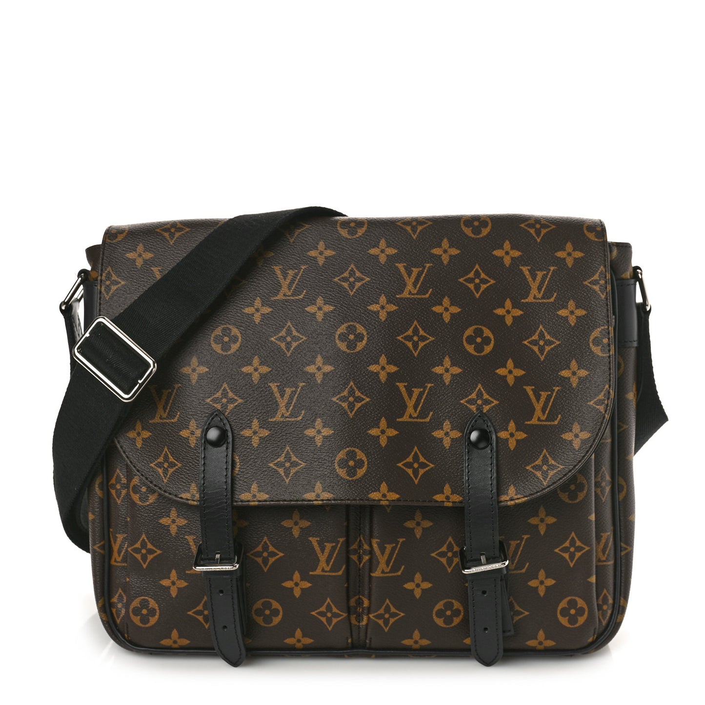 LOUIS VUITTON Monogram Macassar Christopher Messenger
