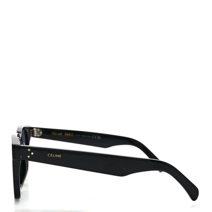 Celine Acetate Polarized Square Sunglasses CL40248I Black 3 of 7