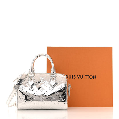 Louis Vuitton Monogram Miroir Speedy Bandouliere 20 Silver 12 of 12