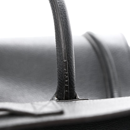 Celine Drummed Calfskin Mini Luggage Black 13 of 15