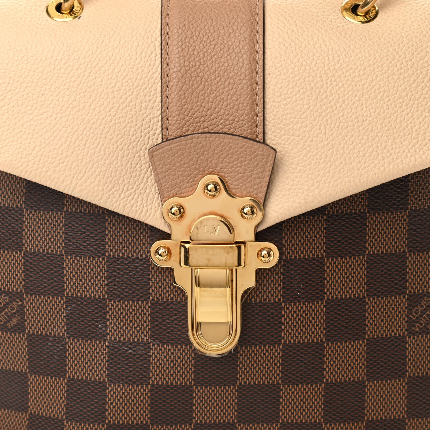 Louis Vuitton Damier Ebene Clapton Backpack Creme 7 of 11