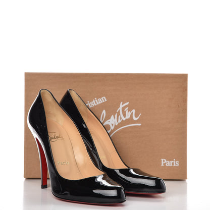 Christian Louboutin Patent Decollete 868 100 Pumps 38.5 Black 8 of 8