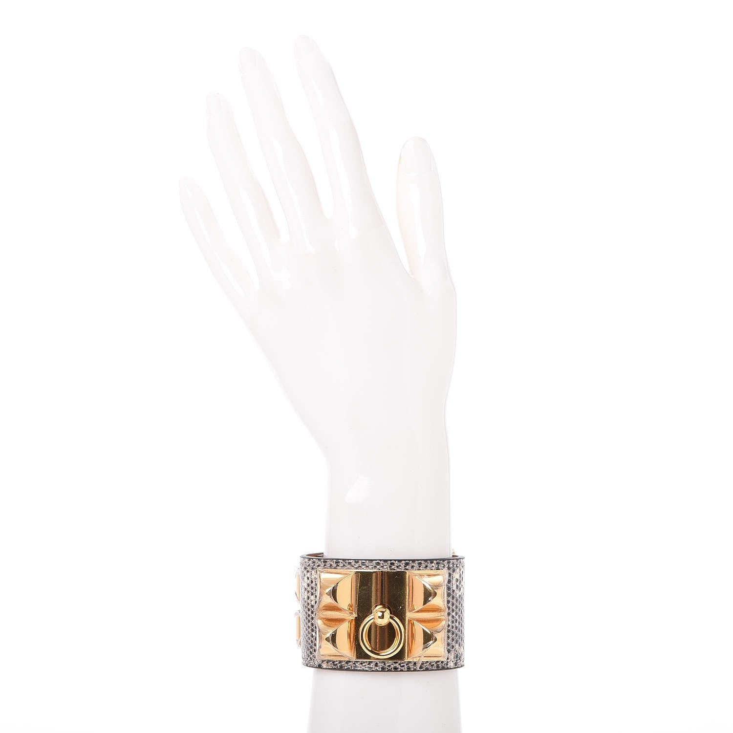 Hermes Lizard Collier De Chien CDC Bracelet S Ombre 2 of 7