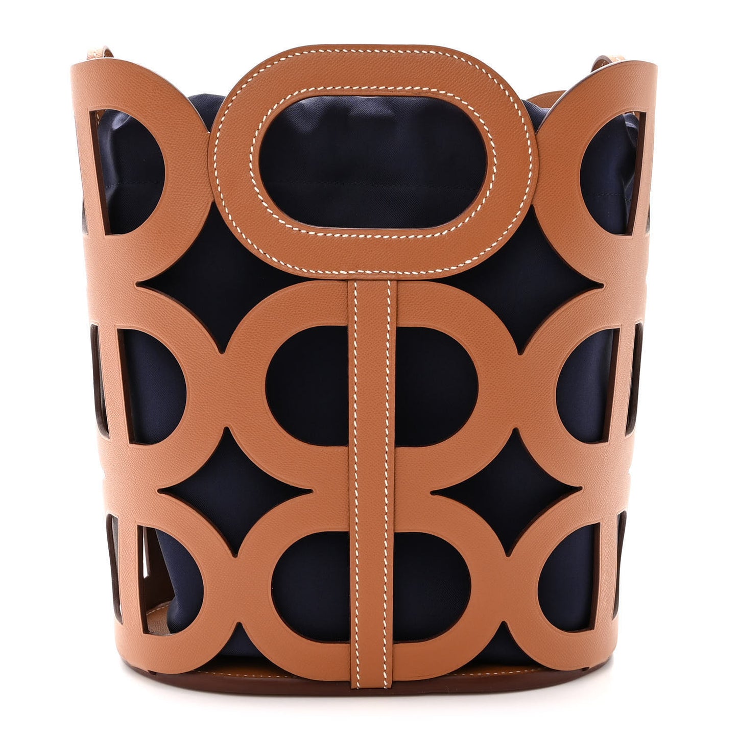 Madame Calfskin Chaine d'Ancre Tote Gold
