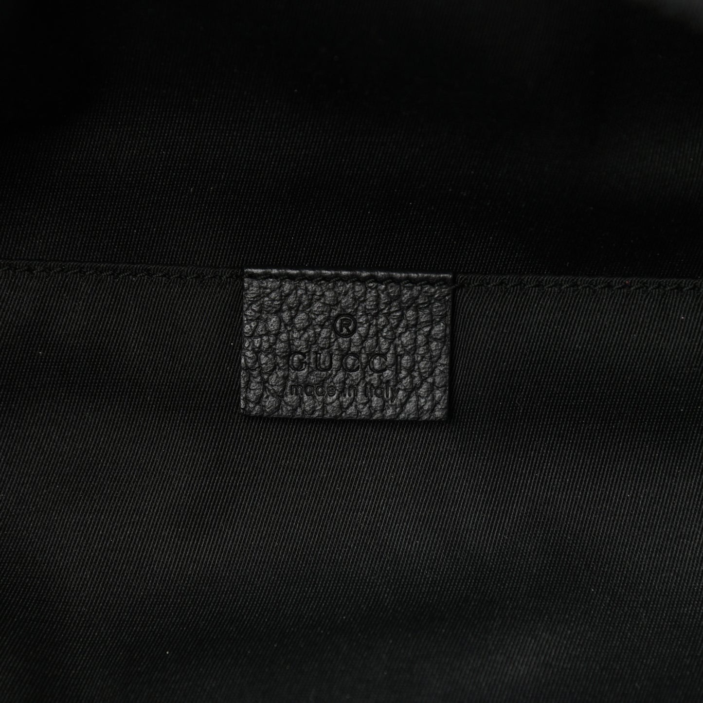 Nylon Monogram Fanny Pack Belt Bag Black