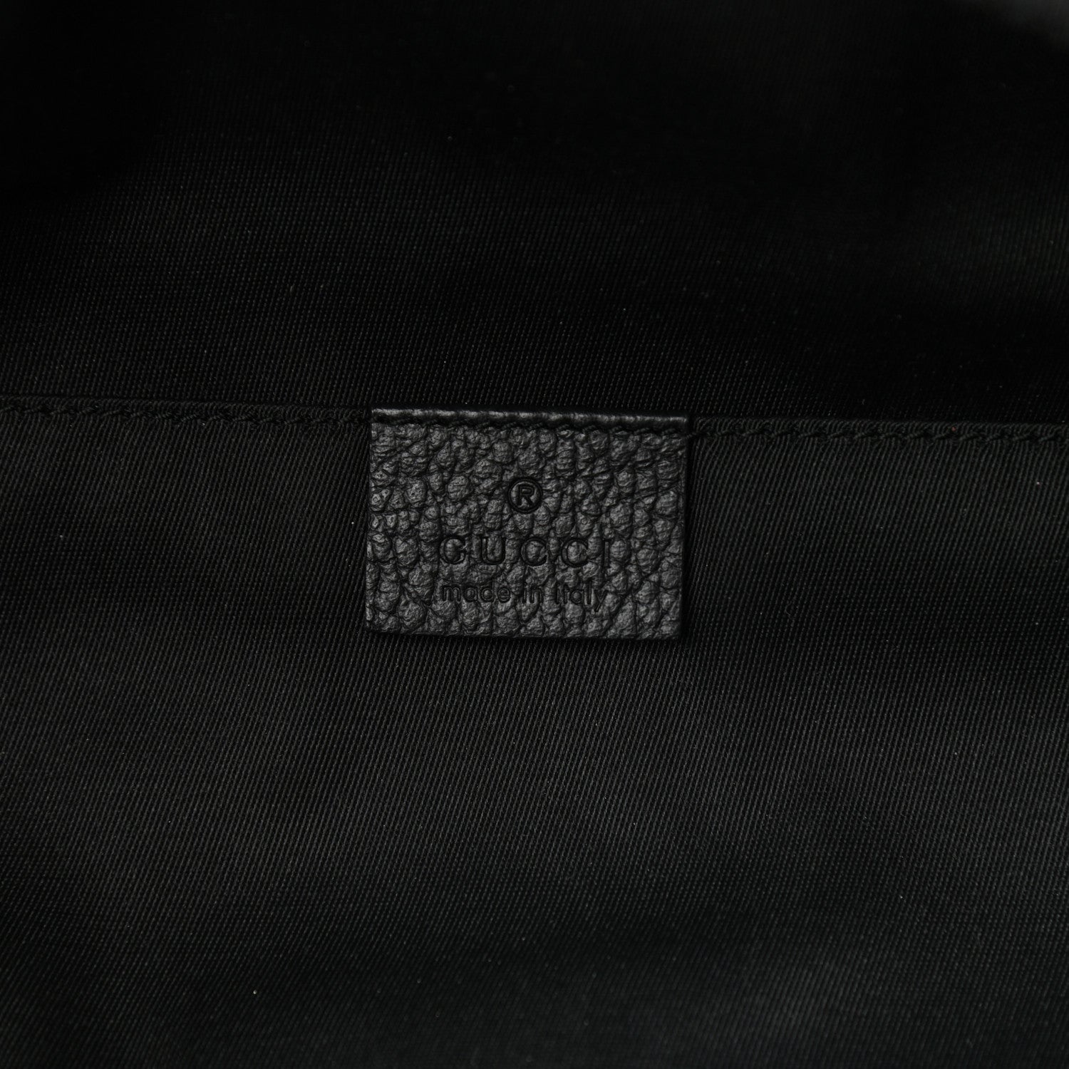 Gucci Nylon Monogram Fanny Pack Belt Bag Black 6 of 9