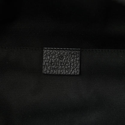 Gucci Nylon Monogram Fanny Pack Belt Bag Black 6 of 9