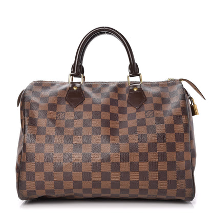 Louis Vuitton Damier Ebene Speedy 30 1 of 12