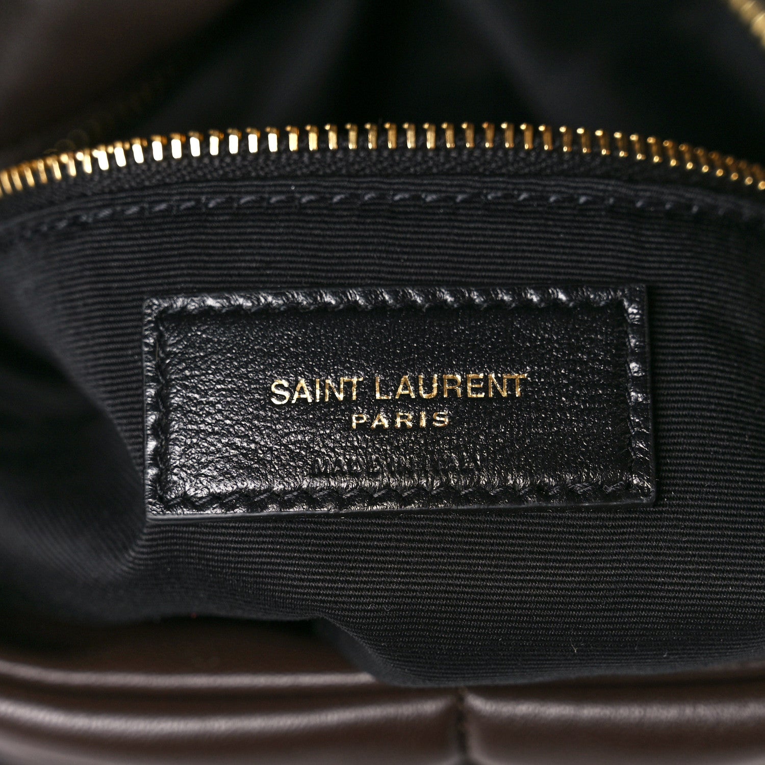 Saint Laurent Lambskin Quilted Small Loulou Puffer Monogram Chain Satchel Seaweed 7 of 12