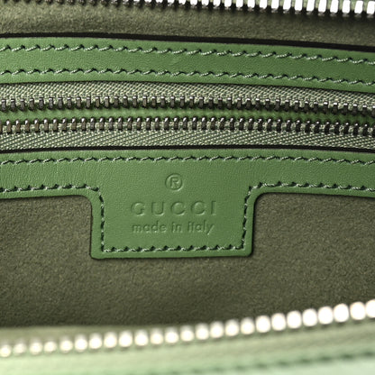 Gucci Senna Calfskin Petite GG Small Tote Bag Green Soil Grass 6 of 10