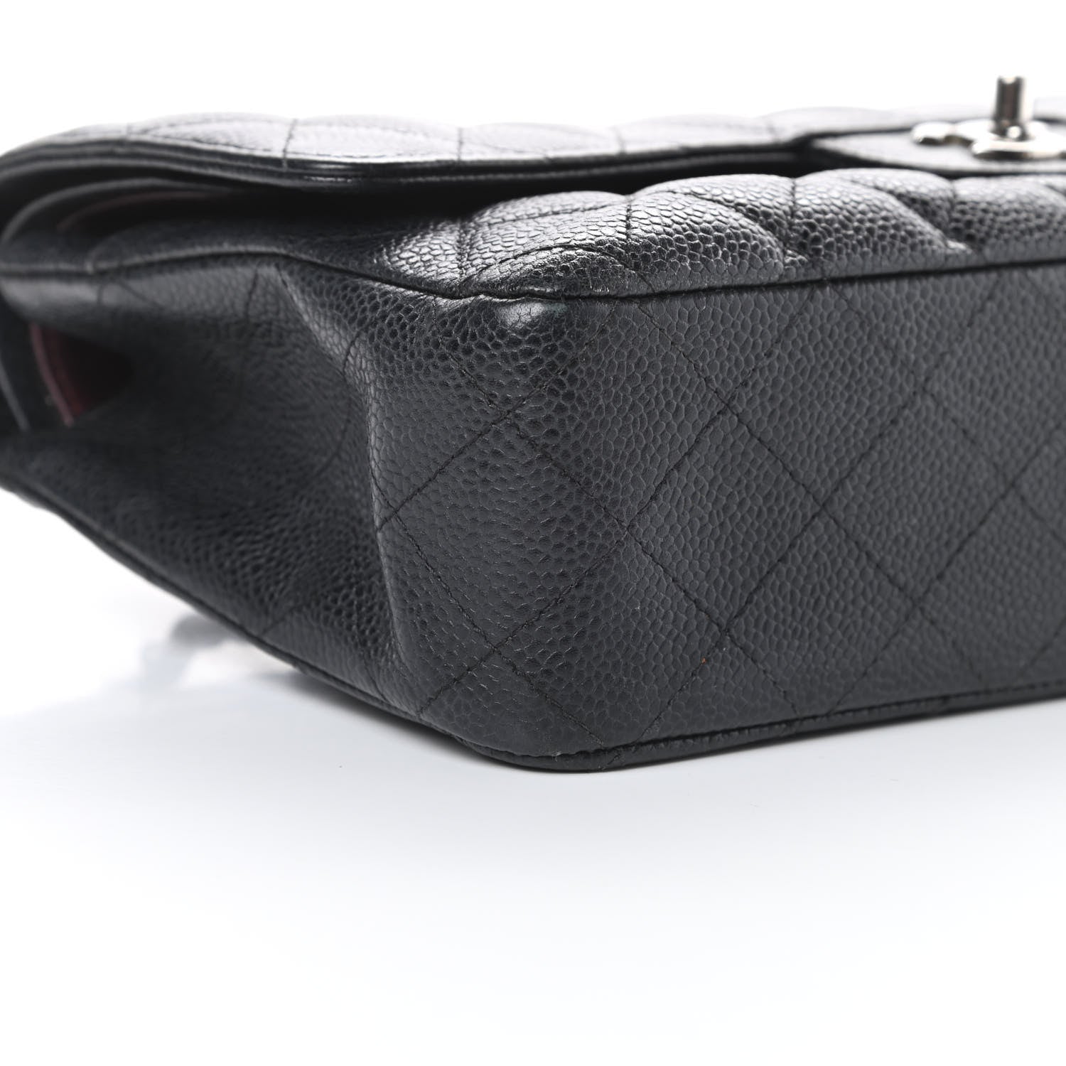 Chanel Caviar Quilted Medium Double Flap Black 9 of 19