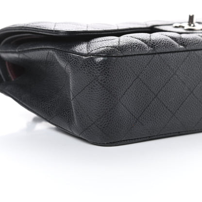 Chanel Caviar Quilted Medium Double Flap Black 9 of 19
