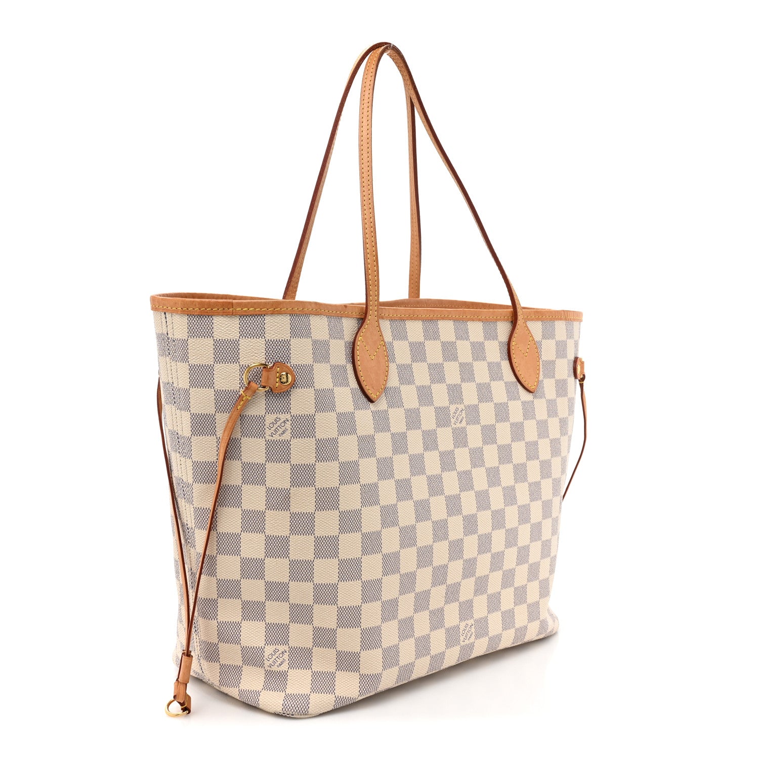 Louis Vuitton Damier Azur Neo Neverfull MM Rose Ballerine 3 of 20