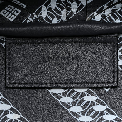 Givenchy Smooth Calfskin Wing Shopper Tote Black White 7 of 15