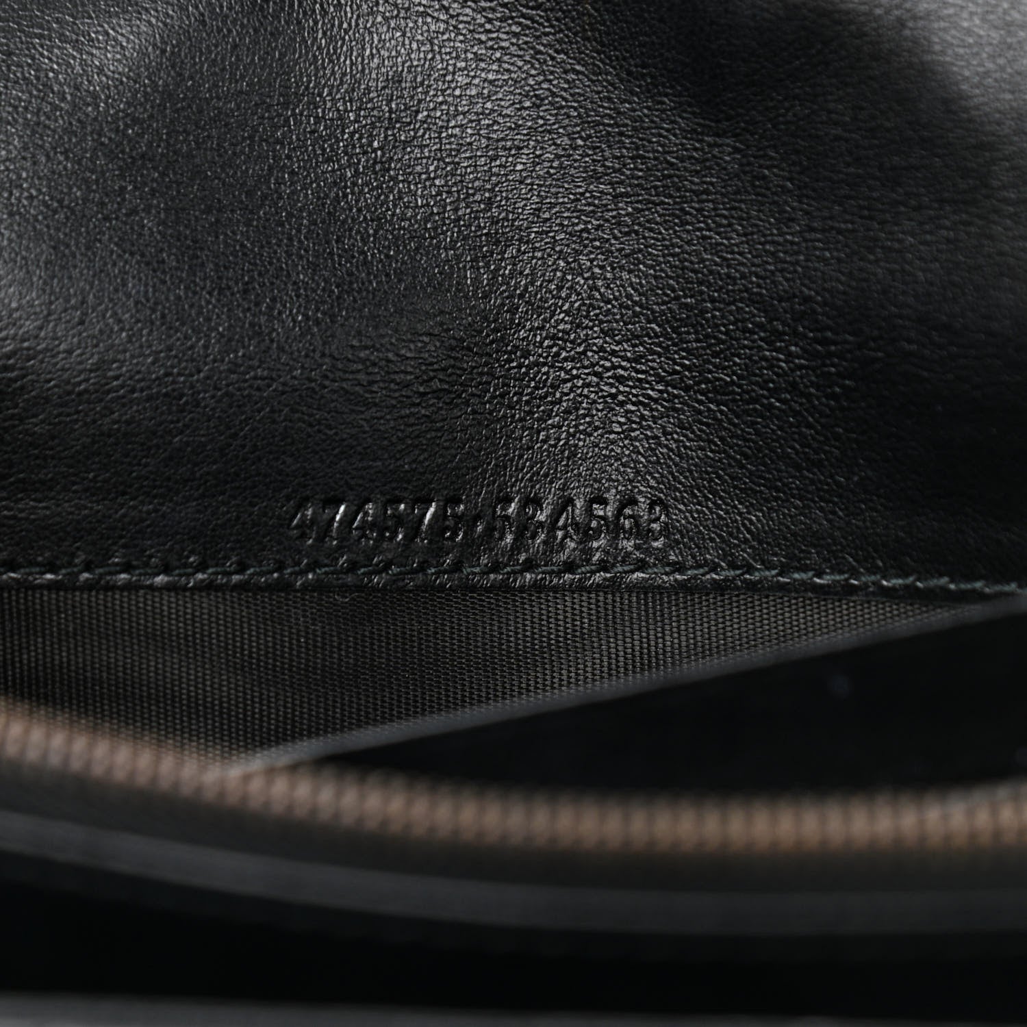 Gucci Calfskin Matelasse GG Marmont Chain Wallet Black 7 of 13