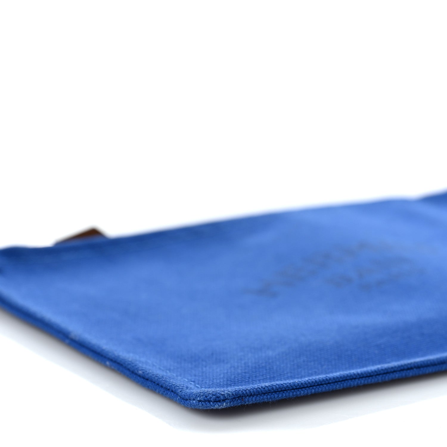 Hermes Toile Small Bain New Yachting Case Bleu Electrique 7 of 8