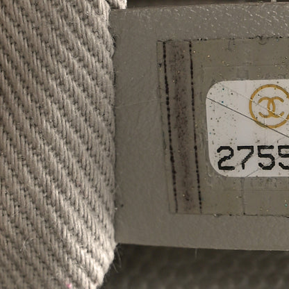 Chanel Caviar Quilted Coco Handle Shopping Tote Grey 7 of 10