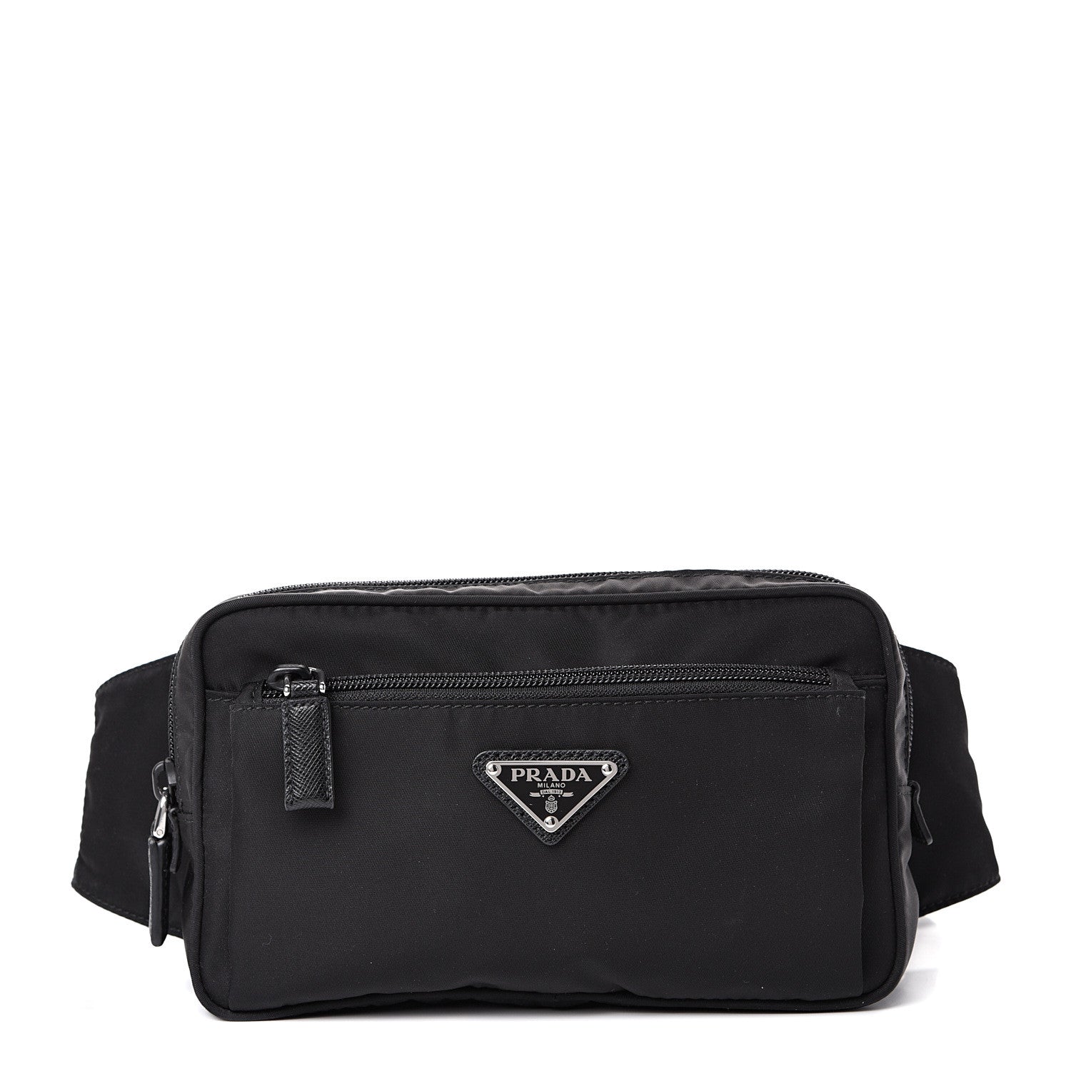 Prada Tessuto Nylon Belt Bag Black 1 of 9