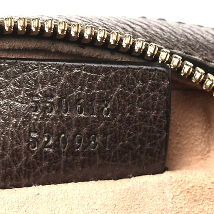 Gucci GG Supreme Monogram Web Mini Ophidia Round Shoulder Bag Brown 7 of 10