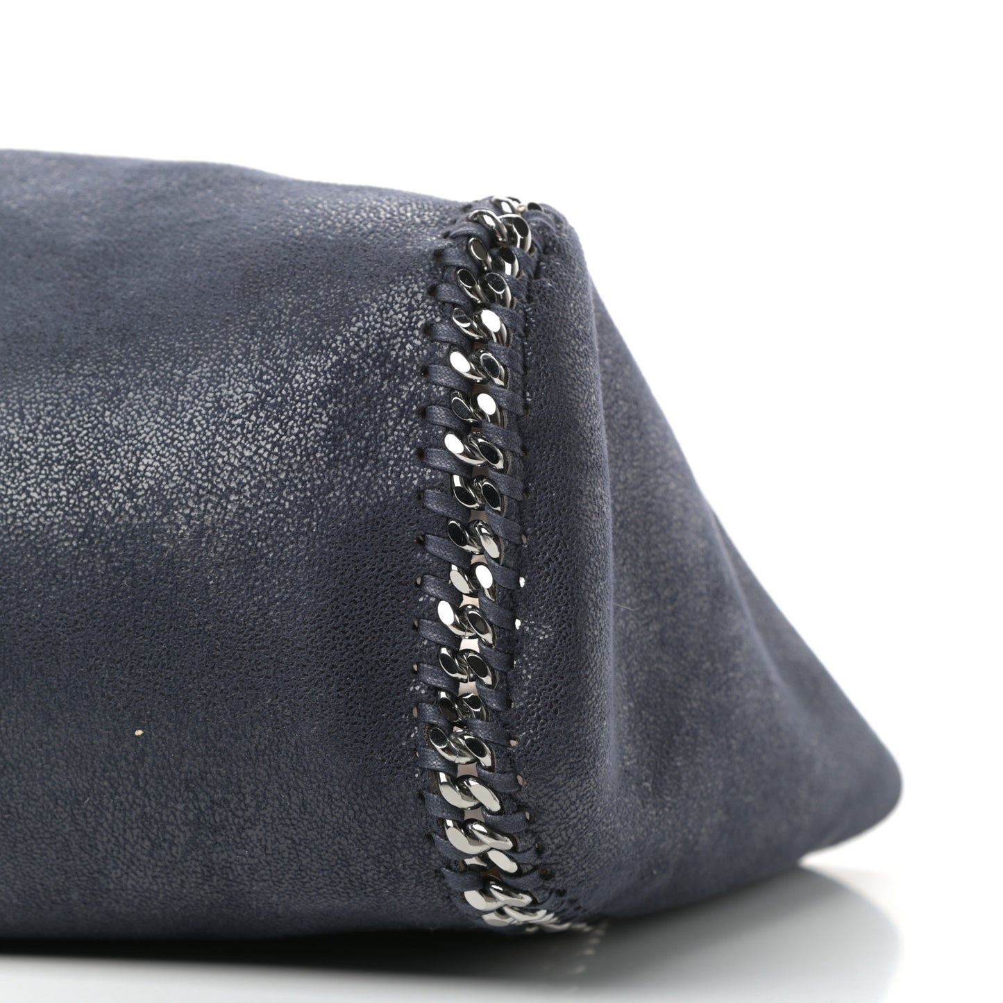Shaggy Deer Falabella Reversible Tote Navy Camel