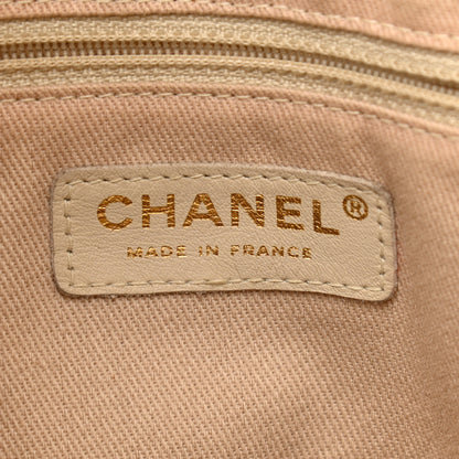 Chanel Lambskin Camellia Tote Beige 6 of 14
