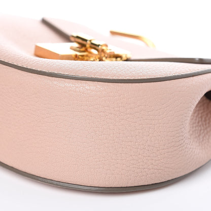Chloe Grained Lambskin Mini Drew Shoulder Bag Cement Pink 8 of 13