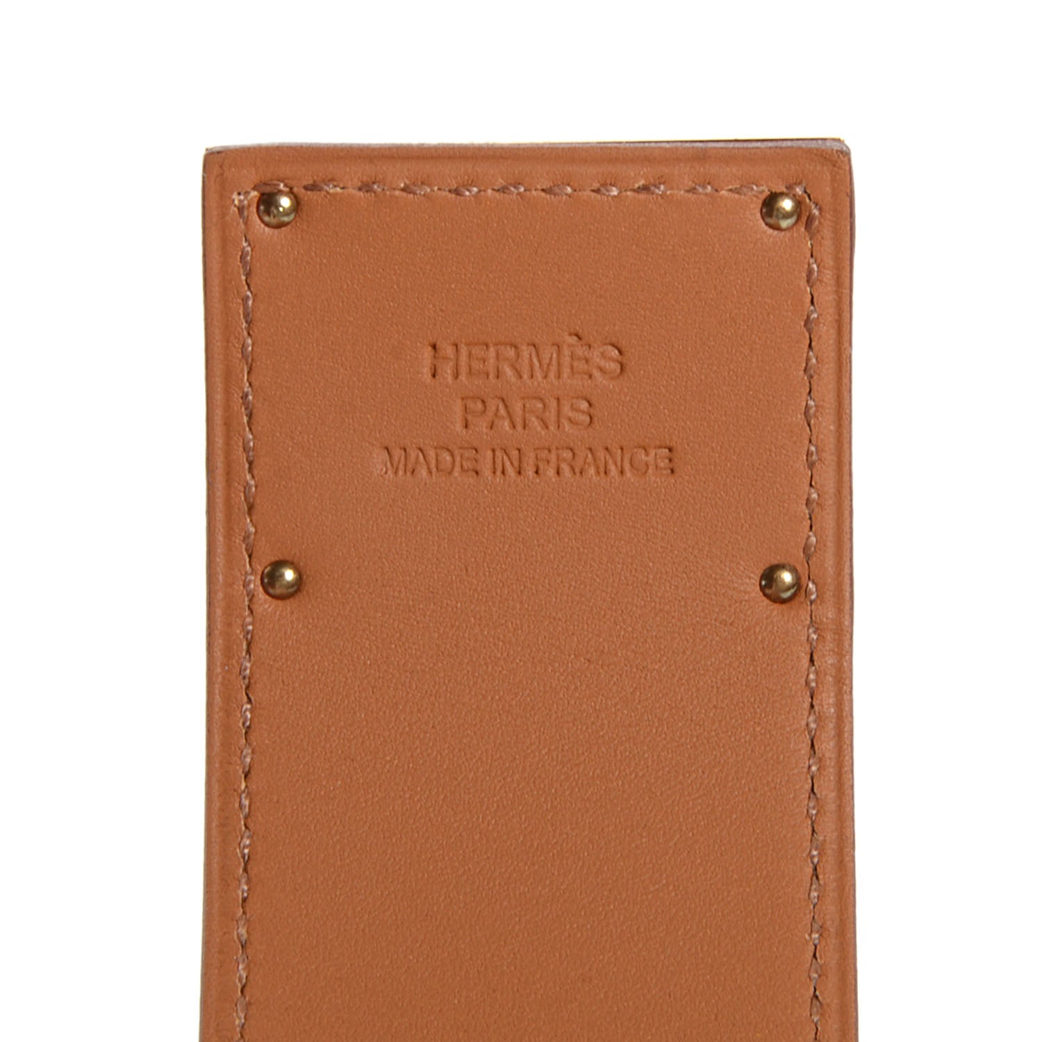 Hermes Natural Barenia Kelly Dog Bracelet 5 of 7