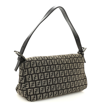 Fendi Zucchino Vitello Baguette Mogano Panna Bruciato 3 of 9