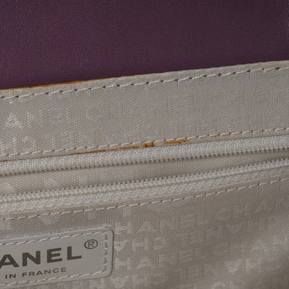Chanel Glazed Calfskin Stitched Accordion Flap Pink 9 of 9