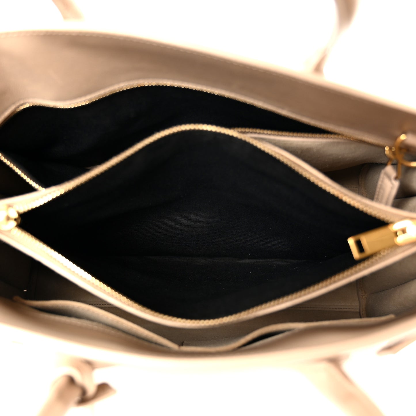 Calfskin Small Sac De Jour Dark Beige