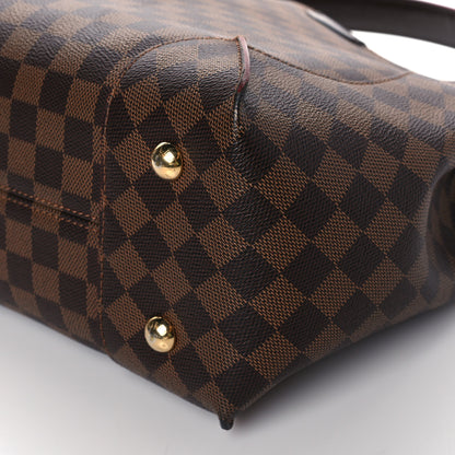 Louis Vuitton Damier Ebene Caissa Hobo Cherry 9 of 9