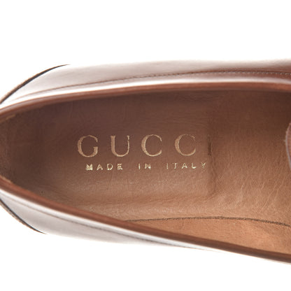 Gucci Calfskin Mens Horsebit Loafers 42.5 Brown 7 of 10