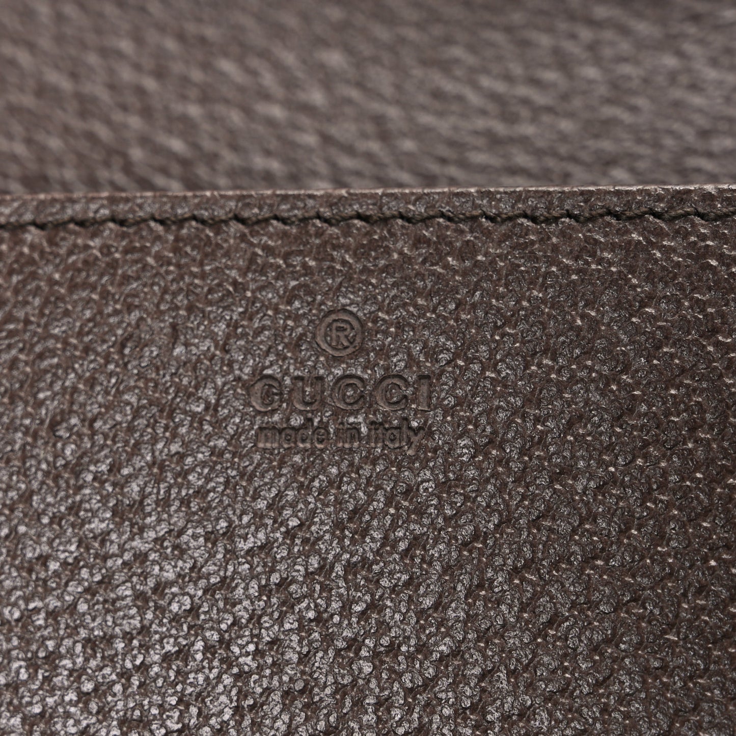 X ADIDAS Monogram Trefoil Embossed Wallet On Chain Brown