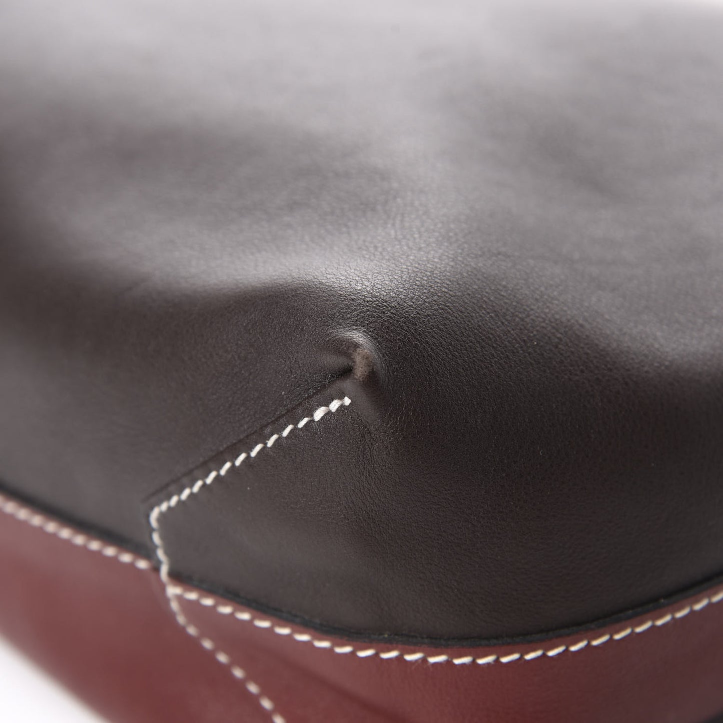Veau Sikkim Swift Double Sens 30 Reversible Tote Ebene Rouge H Brique Prune
