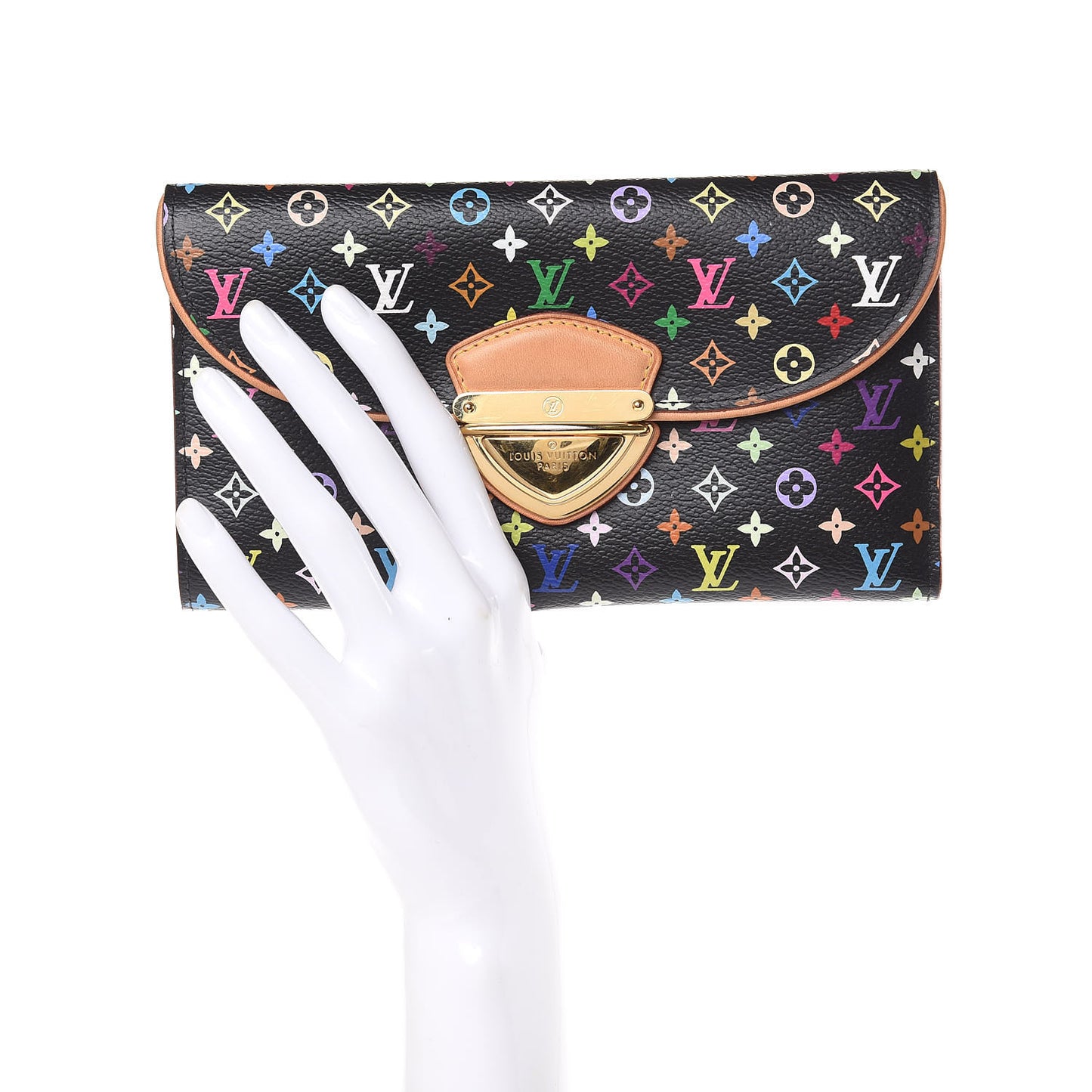 Monogram Multicolor Eugenie Wallet Black Grenade