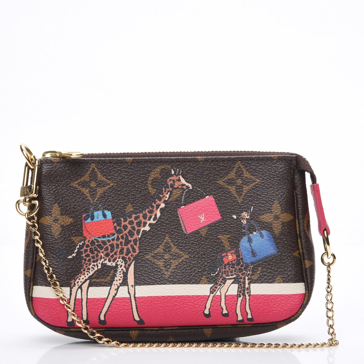 Monogram 2017 Christmas Animation Mini Pochette Accessories