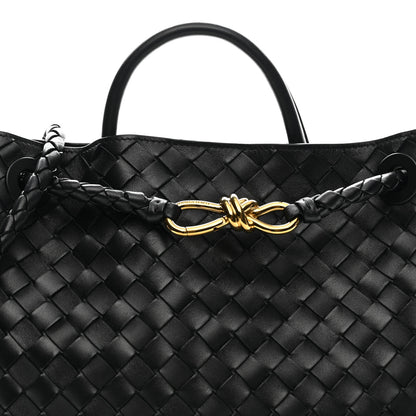 Bottega Veneta Nappa Intrecciato Medium Andiamo Shoulder Bag Black 6 of 8