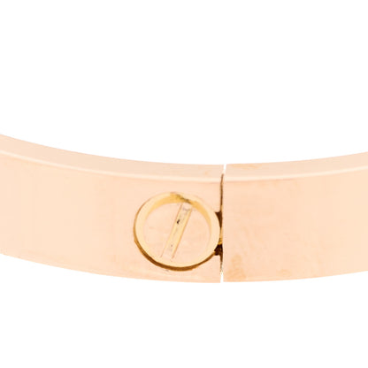 Cartier 18k Pink Gold Love Bracelet 16 6 of 10