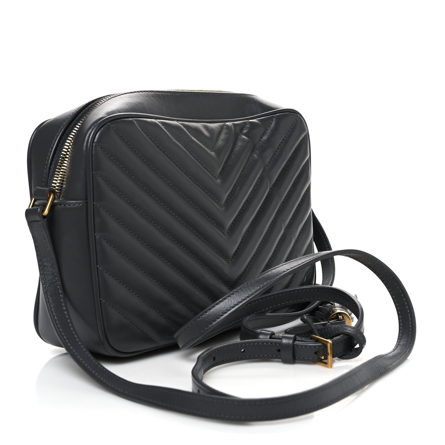 Calfskin Matelasse Monogram Lou Camera Bag Storm
